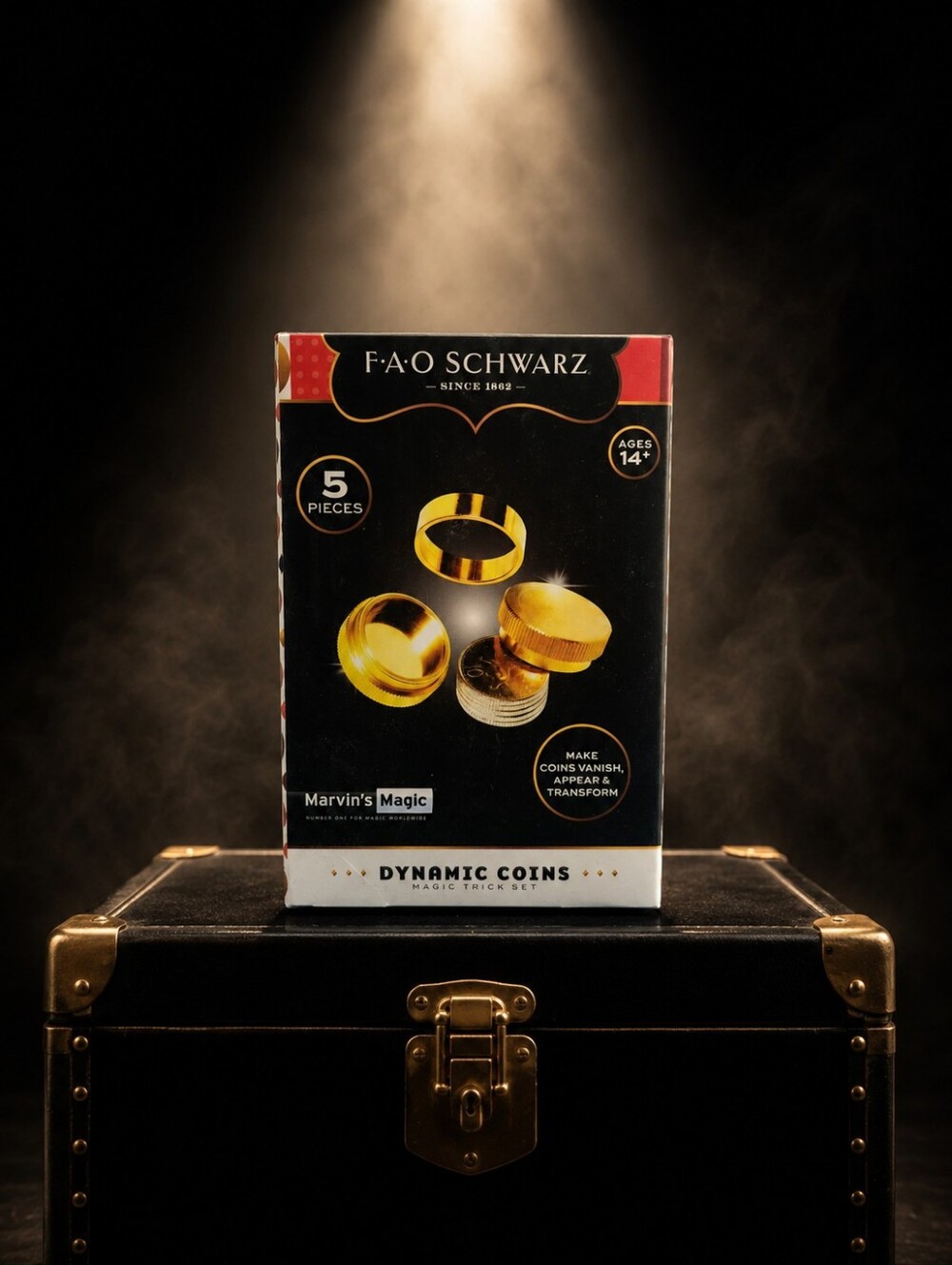 FAO Schwarz Dynamic Coins Magic Trick Set – 5 Pieces